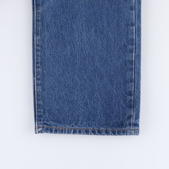 00'S Levi's 501-0000 Painted Straight Denim Pants Men's W34 cotton blue type Vintage Second Hand