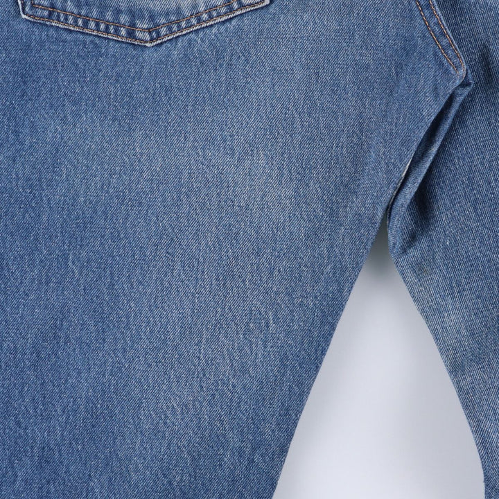 00'S Levi's 501-0000 Painted Straight Denim Pants Men's W34 cotton blue type Vintage Second Hand