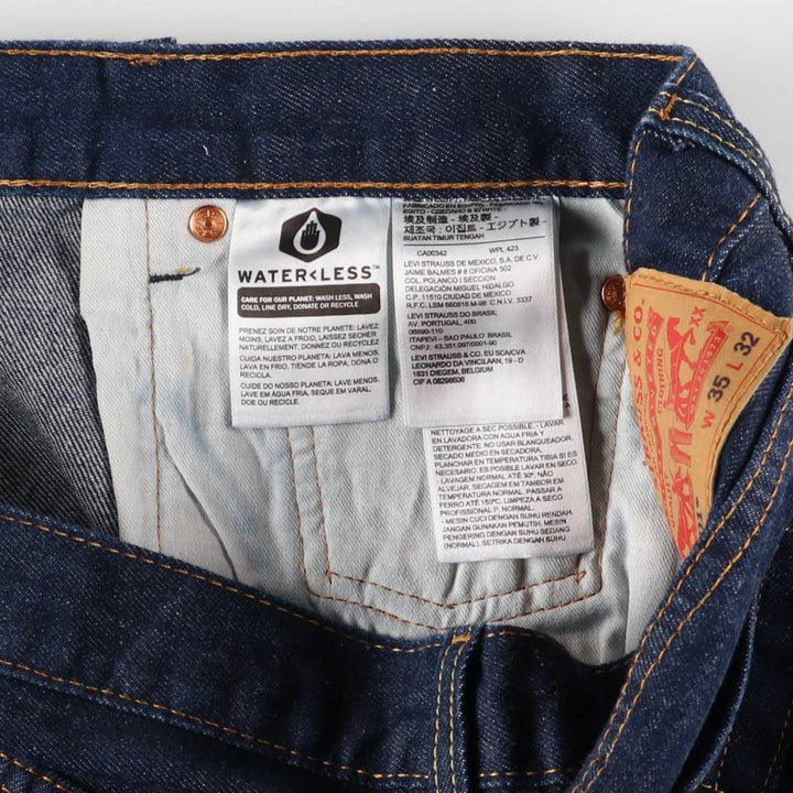 Levi's 501 straight denim pants for men, size W36 cotton blue type Vintage Second Hand