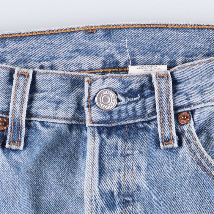 00'S Levi's 501-0193 Straight Denim Pants for Men, W30 equivalent cotton blue type Vintage Second Hand