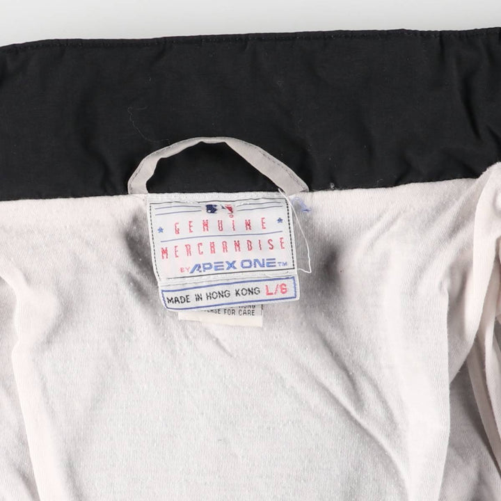 90'S APEX ONE MLB CHICAGO WHITE SOX Chicago White Sox nylon jacket, men's size L Nylon black type Vintage Second Hand