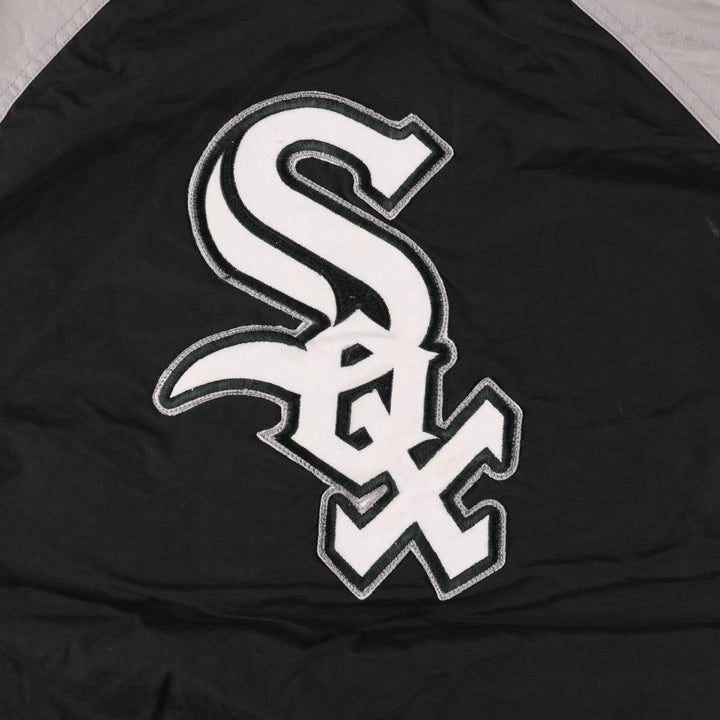 90'S APEX ONE MLB CHICAGO WHITE SOX Chicago White Sox nylon jacket, men's size L Nylon black type Vintage Second Hand