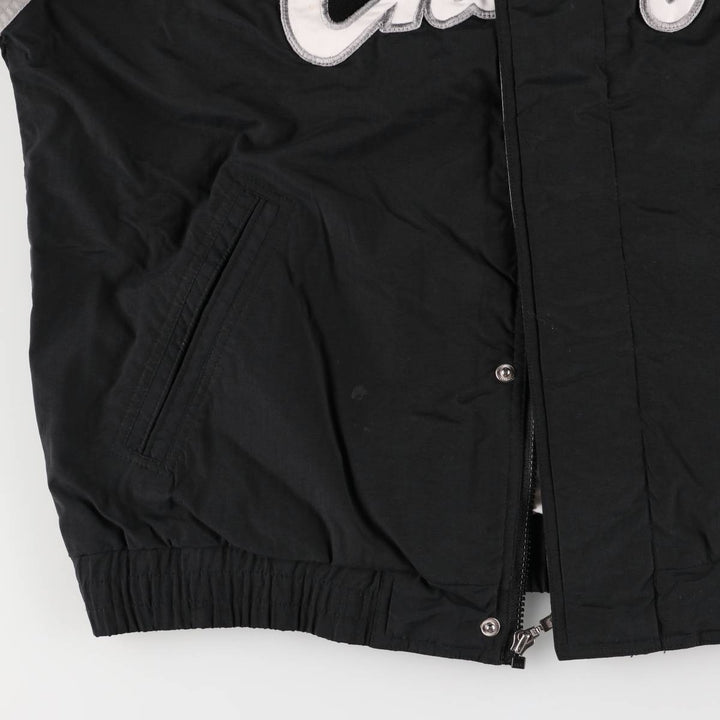90'S APEX ONE MLB CHICAGO WHITE SOX Chicago White Sox nylon jacket, men's size L Nylon black type Vintage Second Hand