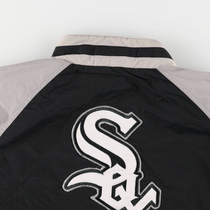 90'S APEX ONE MLB CHICAGO WHITE SOX Chicago White Sox nylon jacket, men's size L Nylon black type Vintage Second Hand
