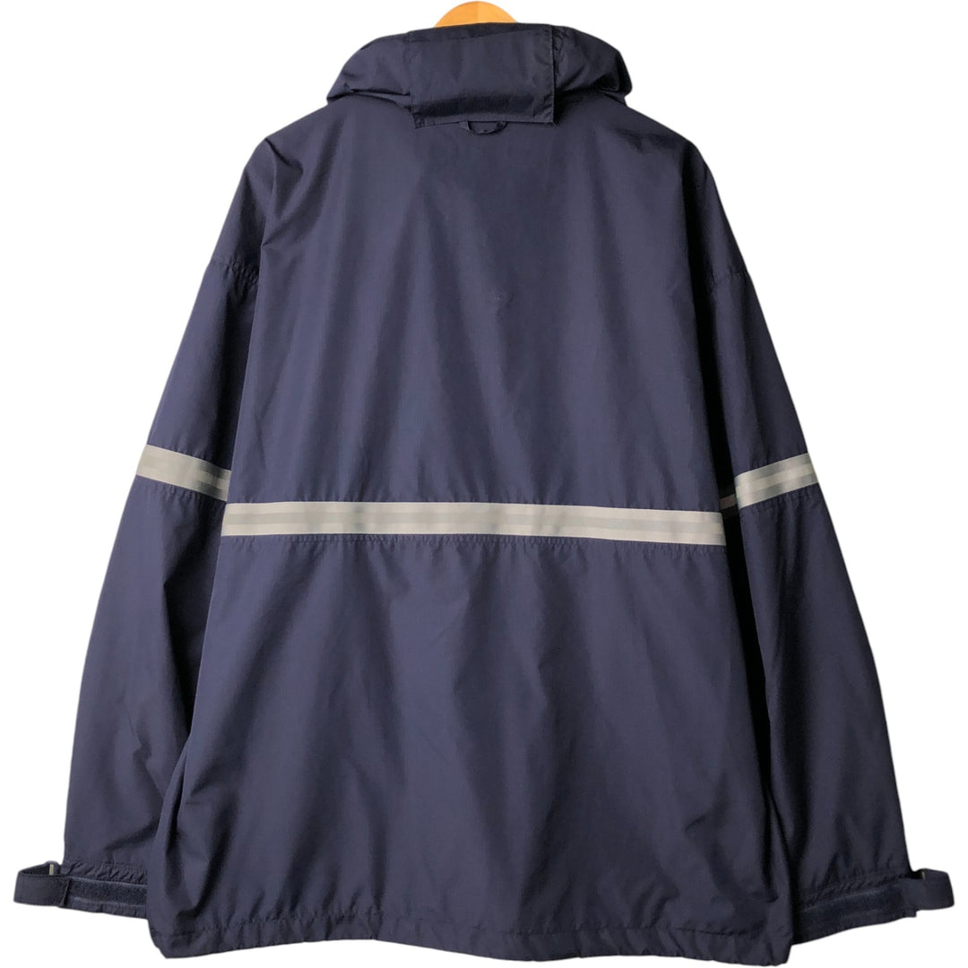 2000'S Reebok Ripstop Anorak Jacket, Men's XL polyester navy blue type Vintage Second Hand