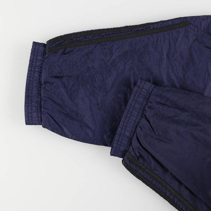Vintage 80s-90'S Adidas nylon jacket, men's XL size Nylon navy blue type Vintage Second Hand
