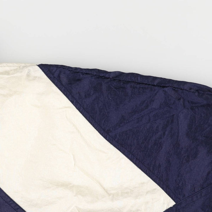 Vintage 80s-90'S Adidas nylon jacket, men's XL size Nylon navy blue type Vintage Second Hand