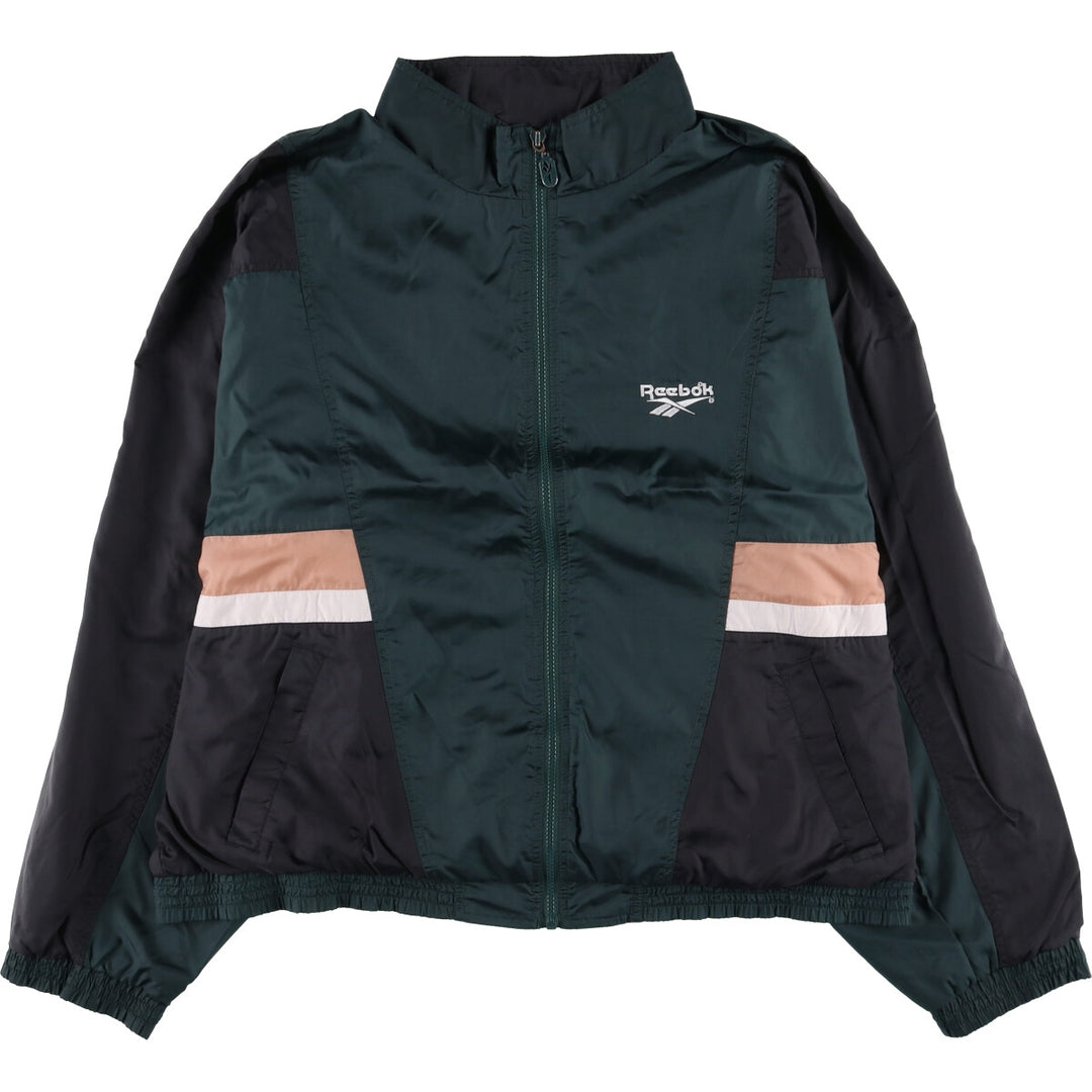 90'S Reebok Windbreaker Men's XL Vintage polyester Green type dark green Vintage Second Hand
