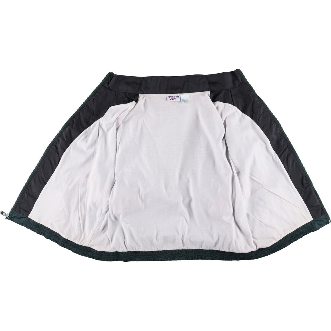 90'S Reebok Windbreaker Men's XL Vintage polyester Green type dark green Vintage Second Hand