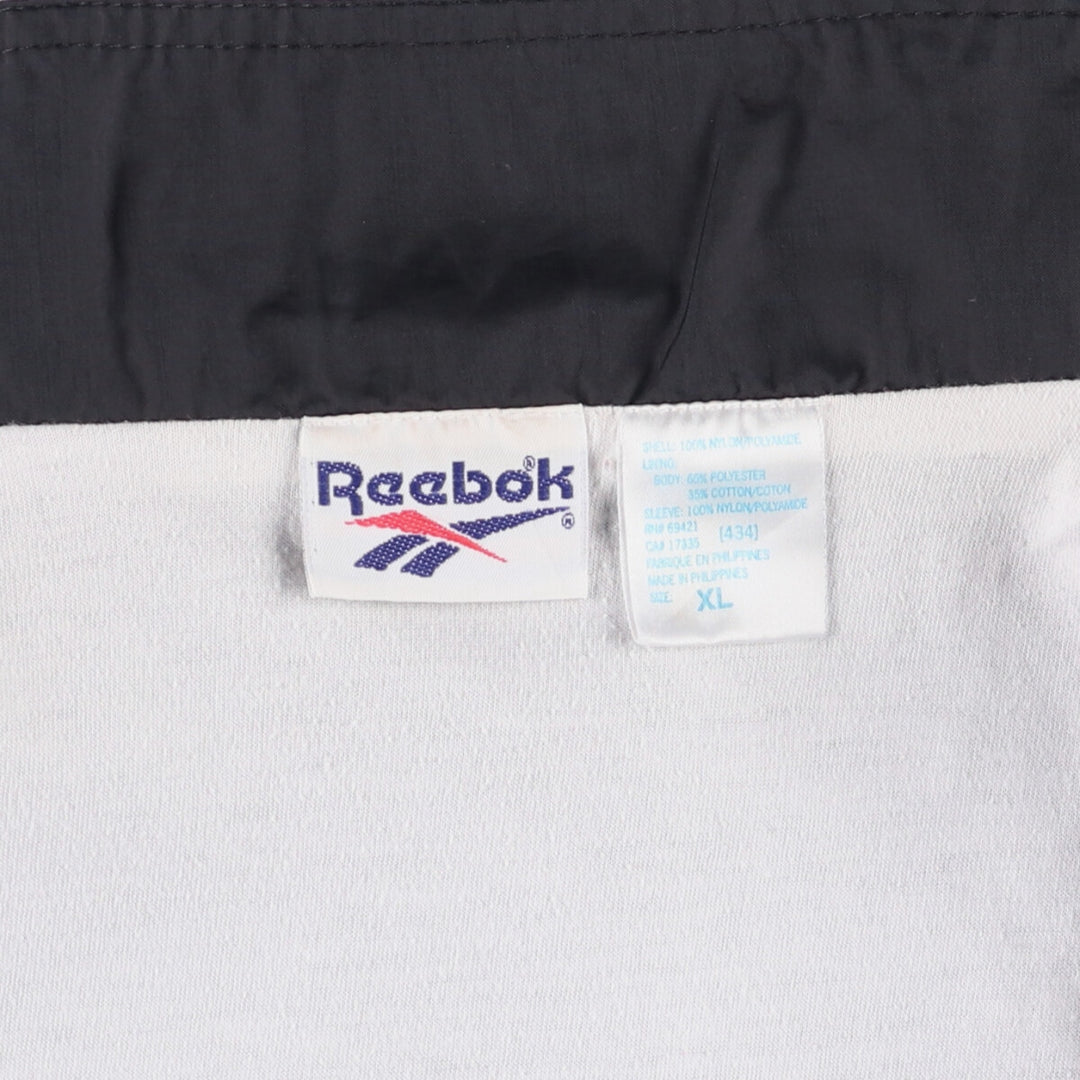 90'S Reebok Windbreaker Men's XL Vintage polyester Green type dark green Vintage Second Hand