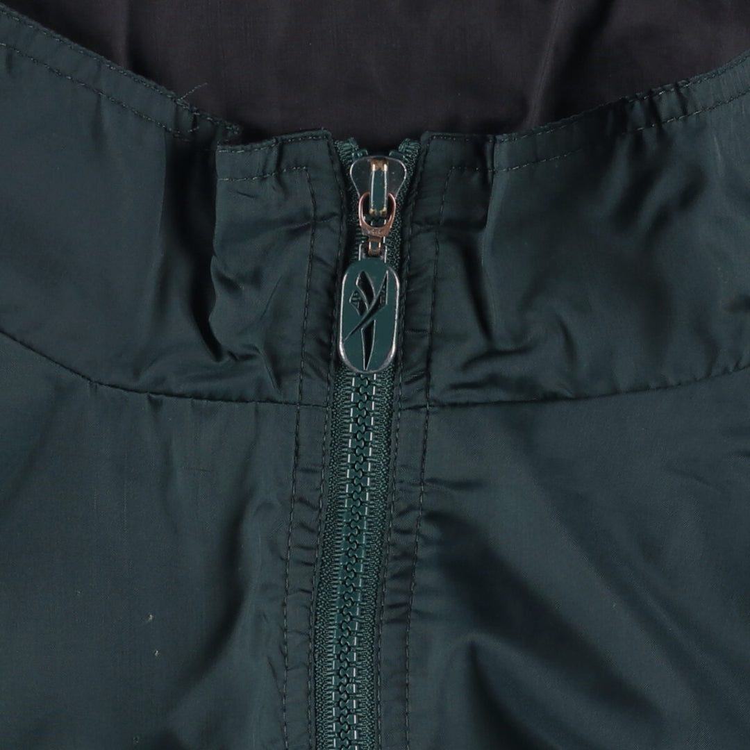 90'S Reebok Windbreaker Men's XL Vintage polyester Green type dark green Vintage Second Hand
