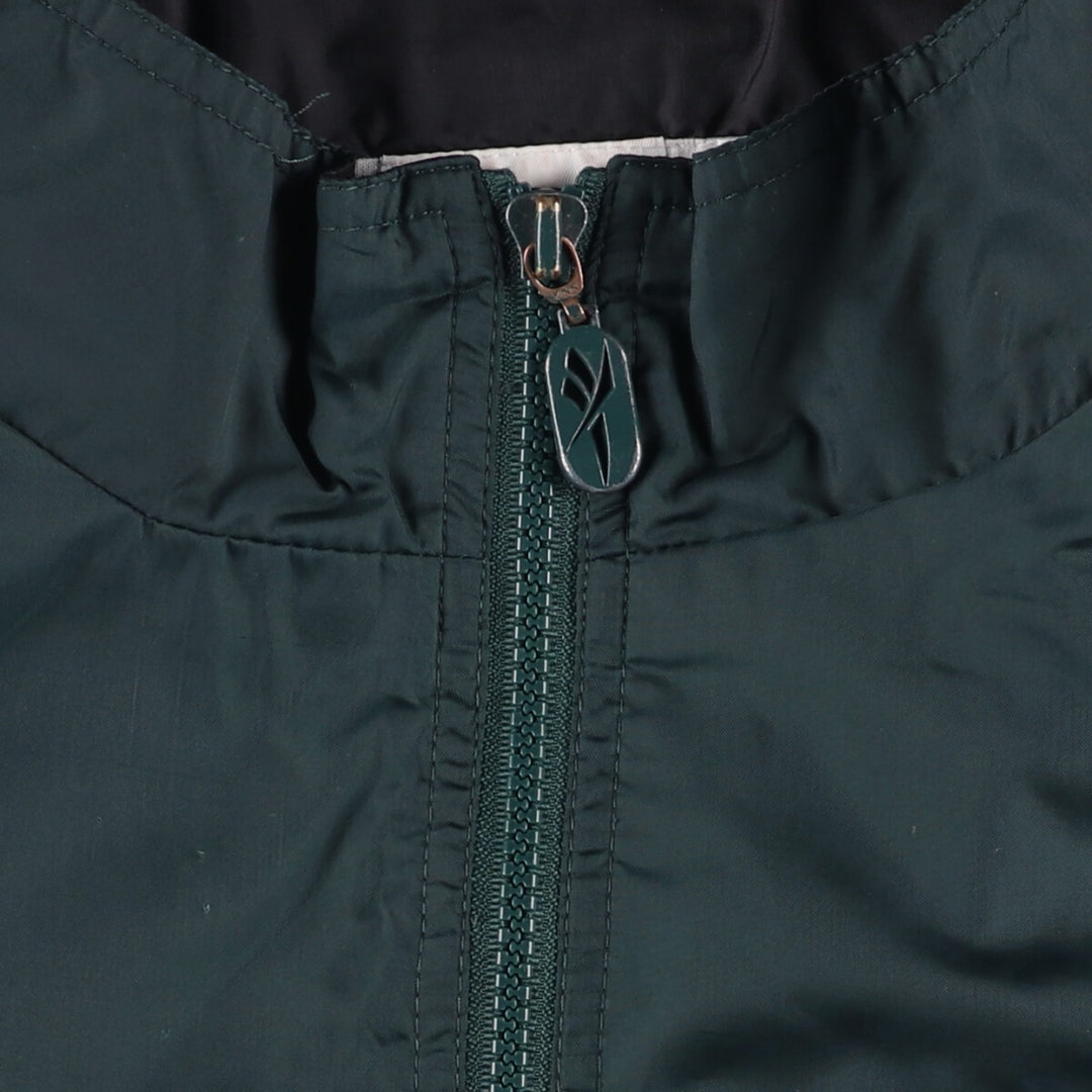 90'S Reebok Windbreaker Men's XL Vintage polyester Green type dark green Vintage Second Hand