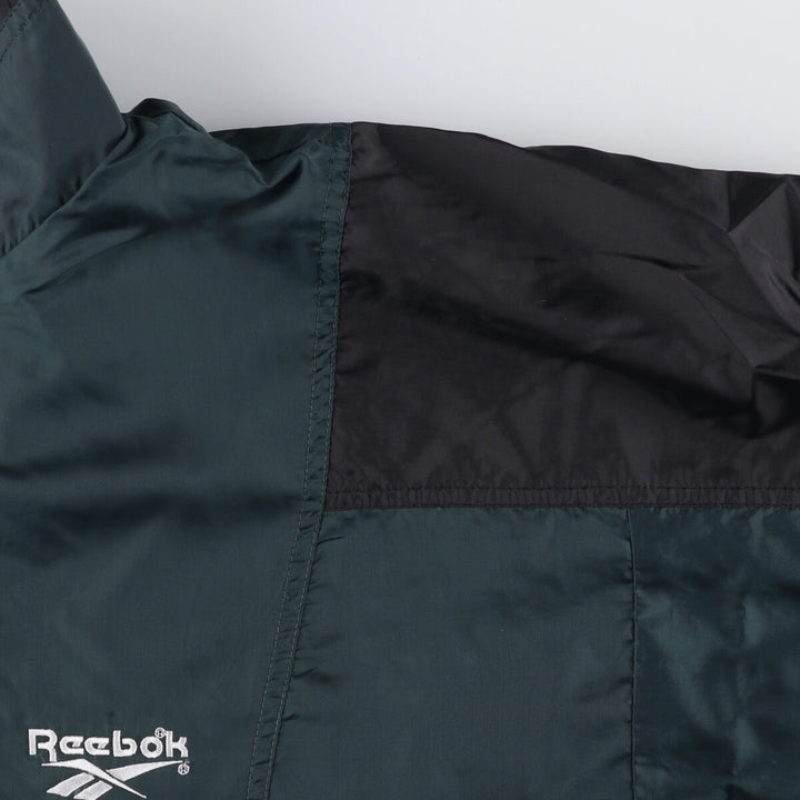 90'S Reebok Windbreaker Men's XL Vintage polyester Green type dark green Vintage Second Hand