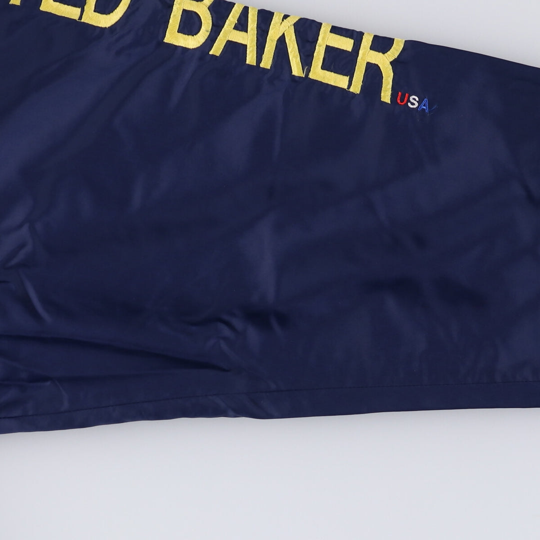 90'S Nike NIKE Back Logo Nylon Jacket, Men's Size L Nylon navy blue type Vintage Second Hand