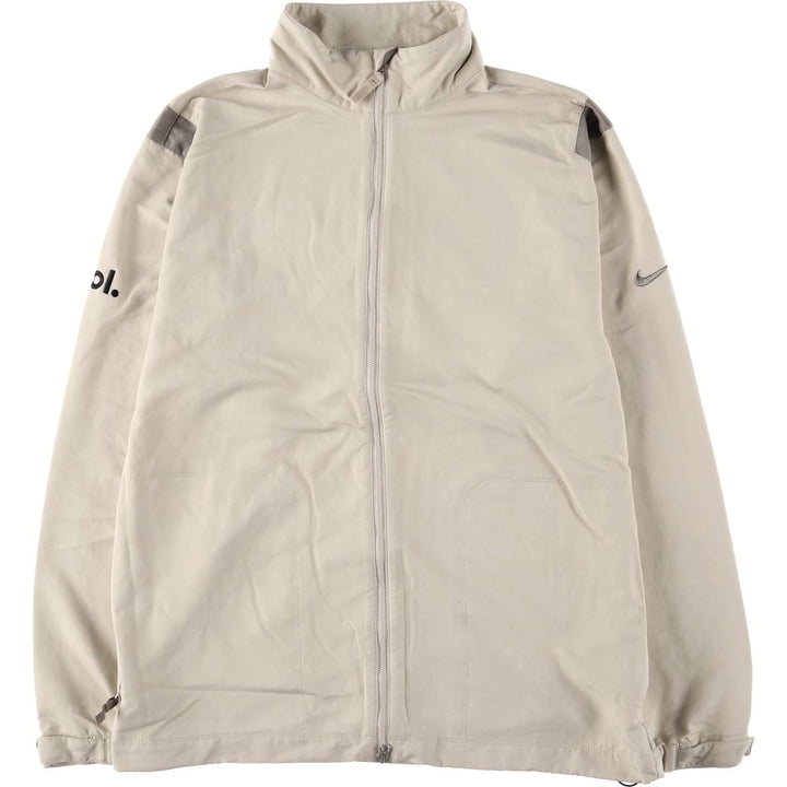 Nike Golf Windbreaker, Men's M size polyester Beige type Vintage Second Hand