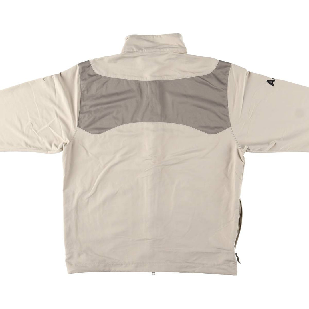 Nike Golf Windbreaker, Men's M size polyester Beige type Vintage Second Hand