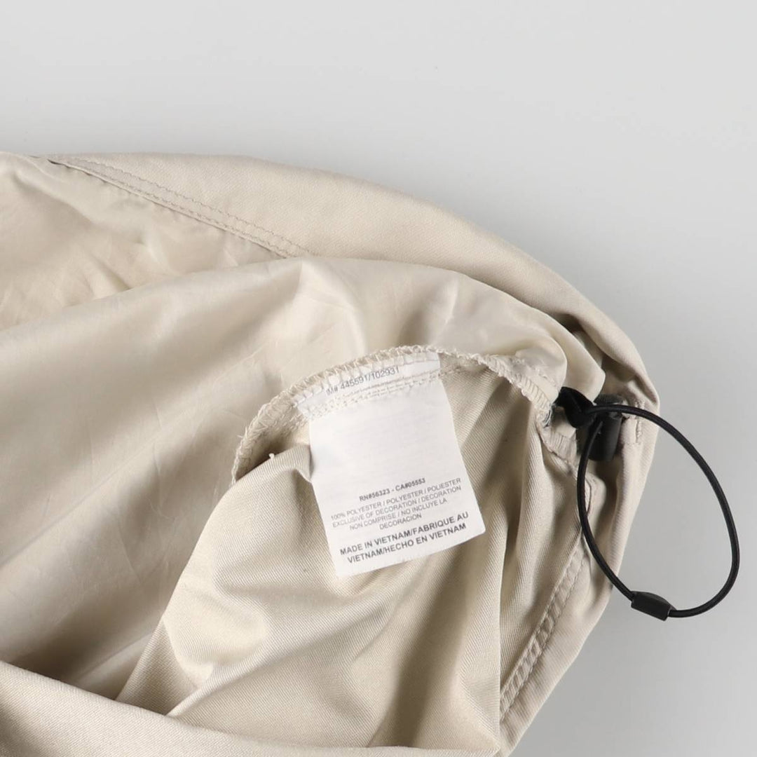 Nike Golf Windbreaker, Men's M size polyester Beige type Vintage Second Hand