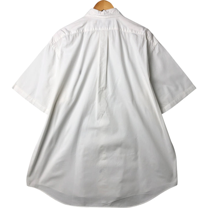 Ralph Lauren BLAKE short sleeve button down shirt, men's XL size cotton white type Vintage Second Hand