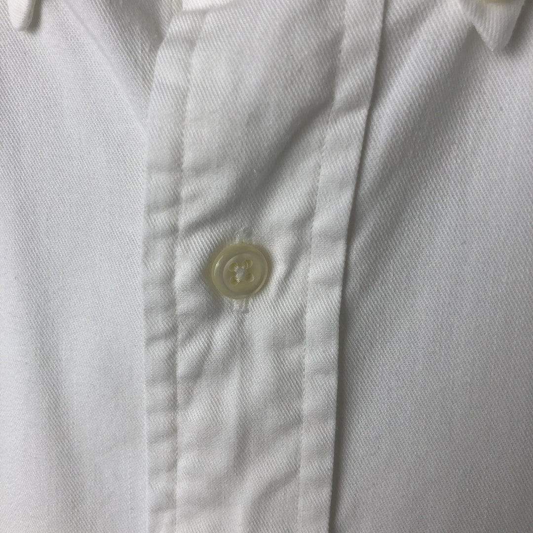 Ralph Lauren BLAKE short sleeve button down shirt, men's XL size cotton white type Vintage Second Hand