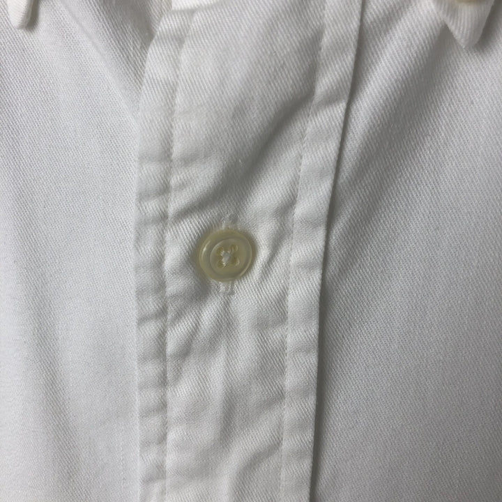 Ralph Lauren BLAKE short sleeve button down shirt, men's XL size cotton white type Vintage Second Hand