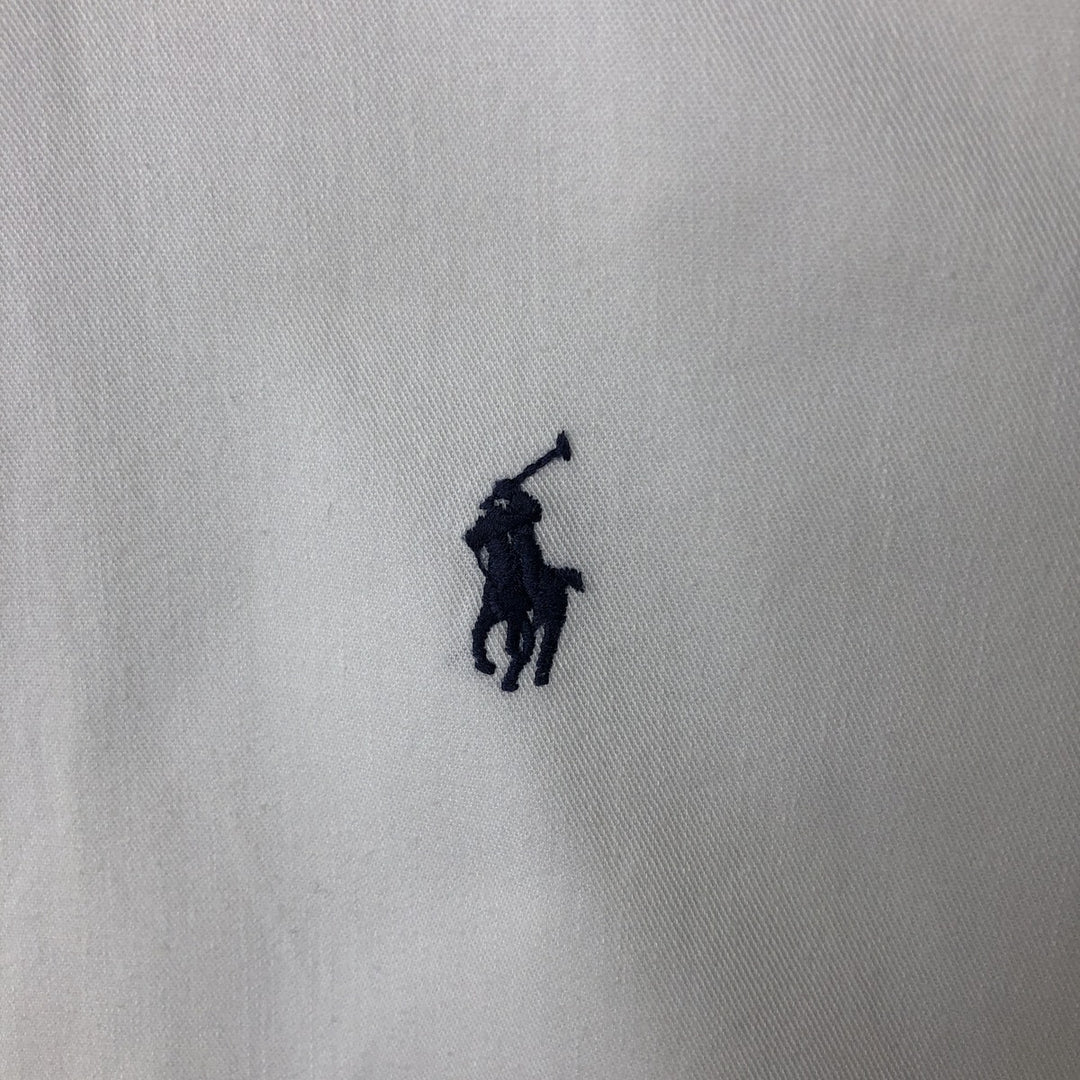 Ralph Lauren BLAKE short sleeve button down shirt, men's XL size cotton white type Vintage Second Hand