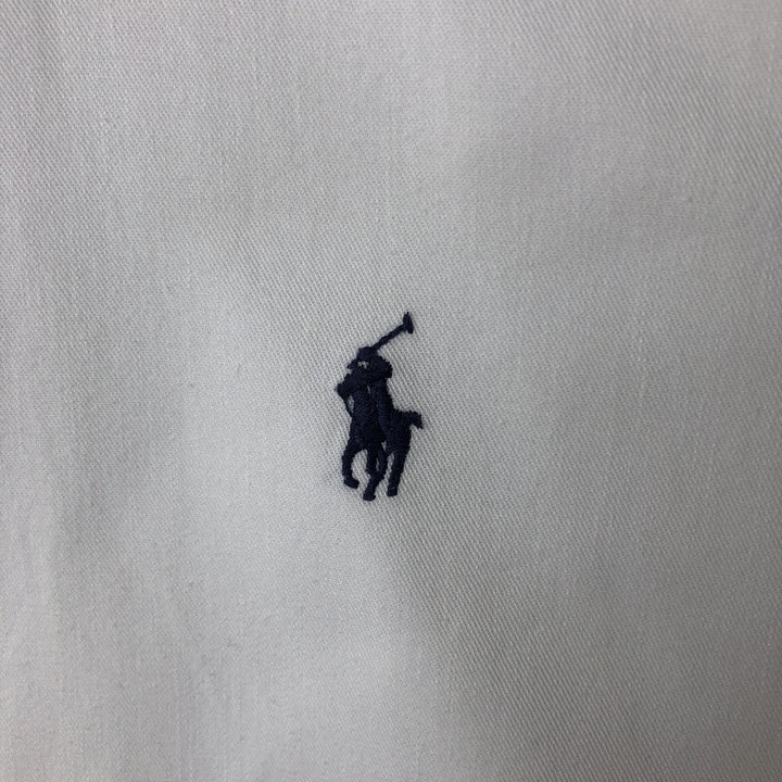 Ralph Lauren BLAKE short sleeve button down shirt, men's XL size cotton white type Vintage Second Hand