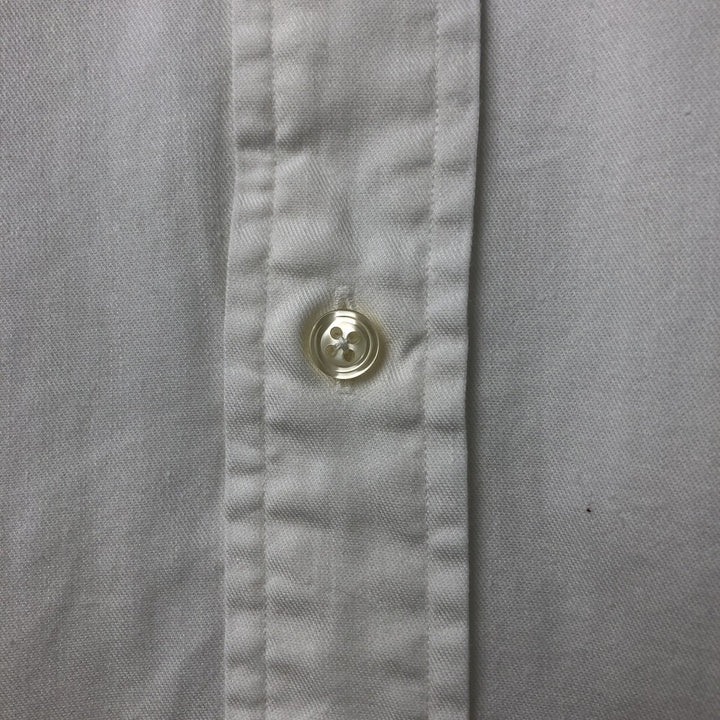 Ralph Lauren BLAKE short sleeve button down shirt, men's XL size cotton white type Vintage Second Hand