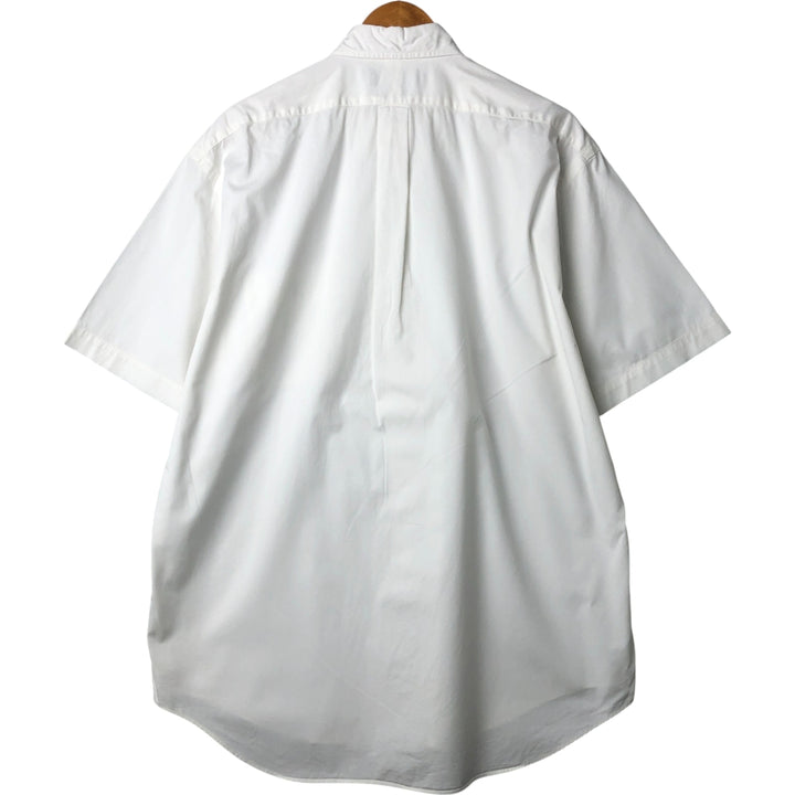 Ralph Lauren BLAKE short sleeve button down shirt, men's size L cotton white type Vintage Second Hand