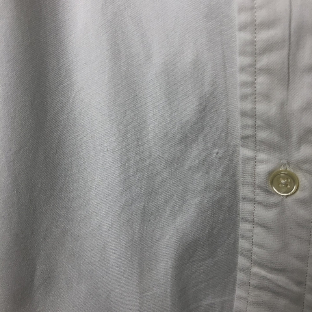 Ralph Lauren BLAKE short sleeve button down shirt, men's size L cotton white type Vintage Second Hand