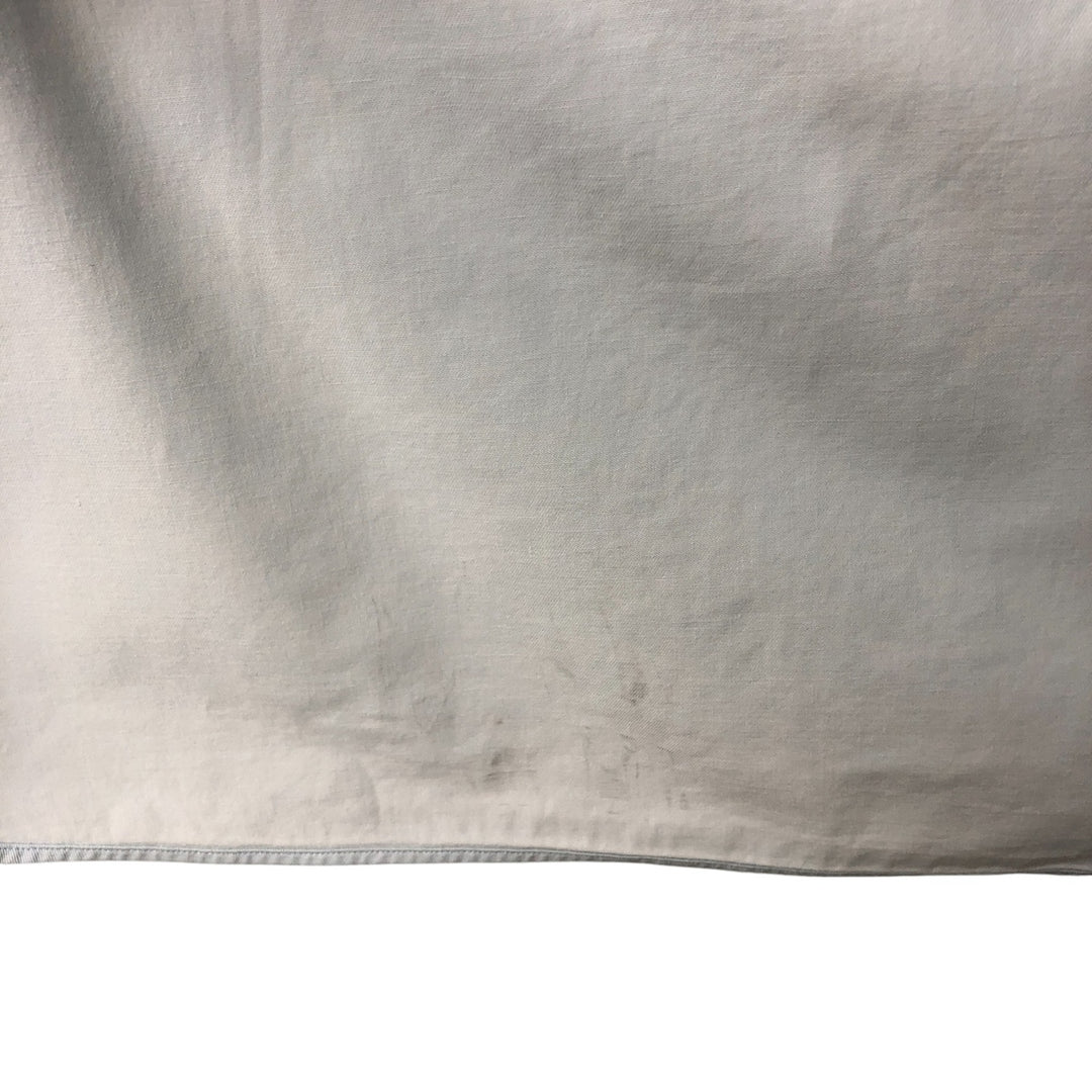 Ralph Lauren BLAKE short sleeve button down shirt, men's size L cotton Blue type light blue Vintage Second Hand