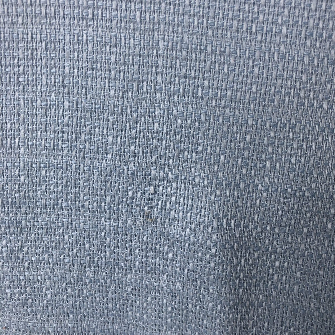 Ralph Lauren CHAPS short sleeve open collar polycotton shirt box shirt men's XL size cotton blue type Vintage Second Hand