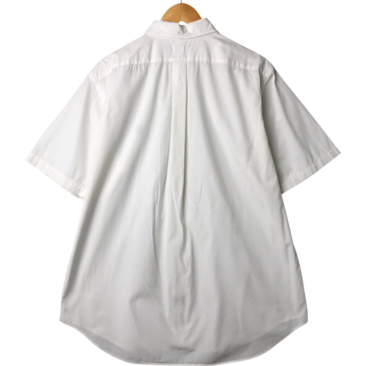 Ralph Lauren Classic Fit short sleeve button down shirt, men's size L cotton white type Vintage Second Hand