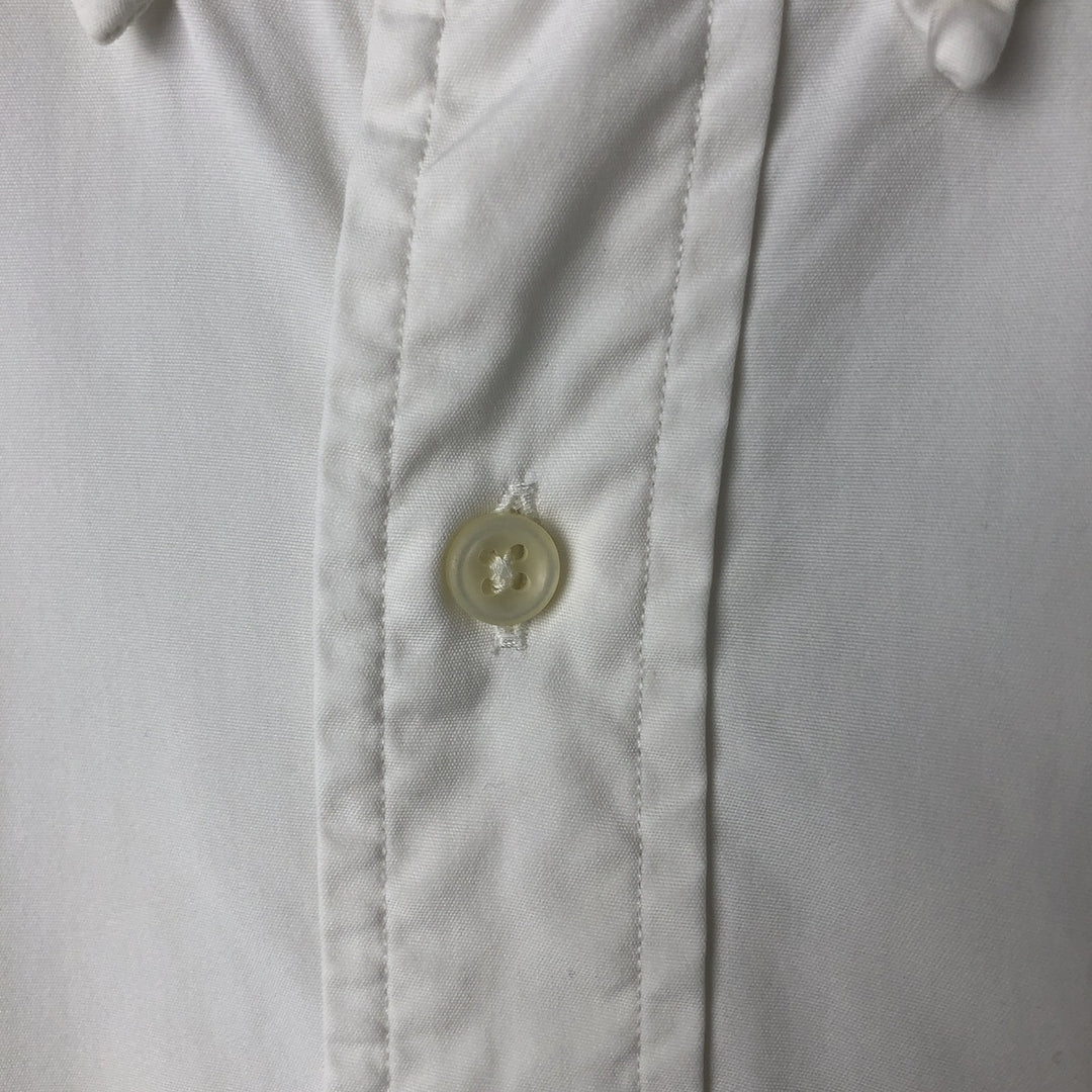 Ralph Lauren Classic Fit short sleeve button down shirt, men's size L cotton white type Vintage Second Hand