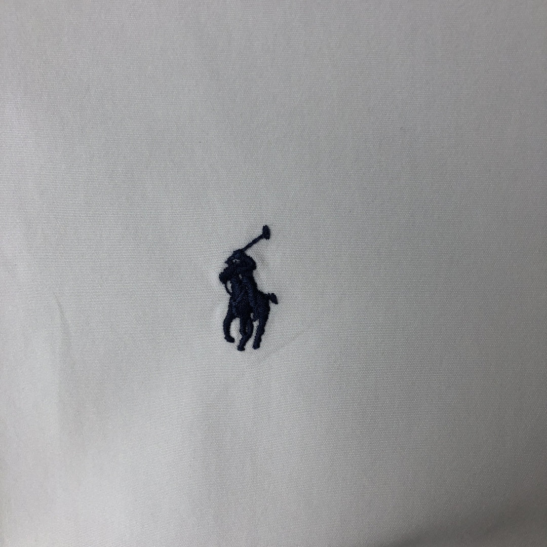 Ralph Lauren Classic Fit short sleeve button down shirt, men's size L cotton white type Vintage Second Hand