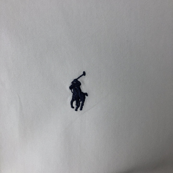 Ralph Lauren Classic Fit short sleeve button down shirt, men's size L cotton white type Vintage Second Hand