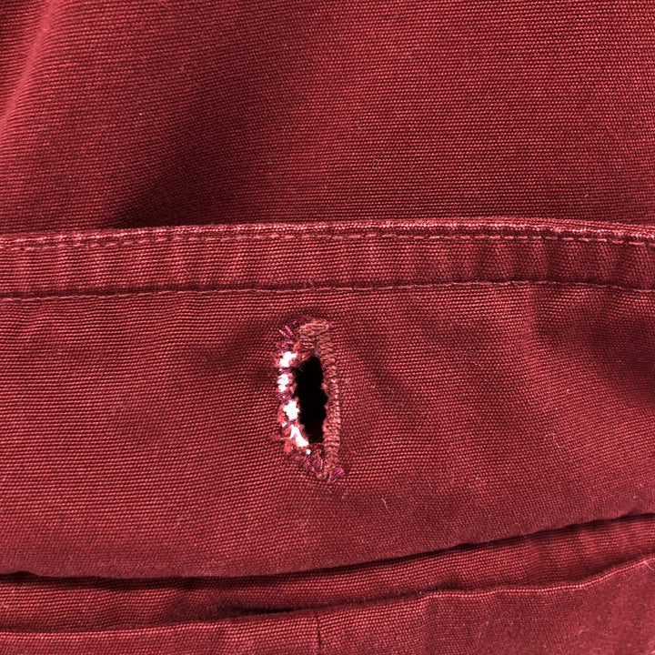 Carhartt short sleeve work shirt, size L for men cotton burgundy type Vintage Second Hand