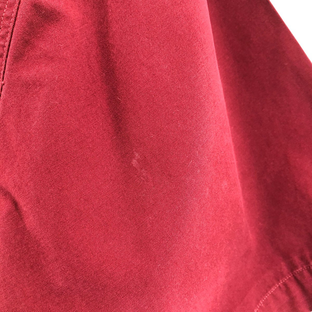 Carhartt short sleeve work shirt, size L for men cotton burgundy type Vintage Second Hand