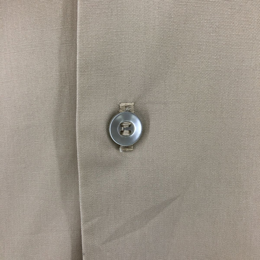 70'S Sears short sleeve work shirt vintage unclear Beige type Vintage Second Hand