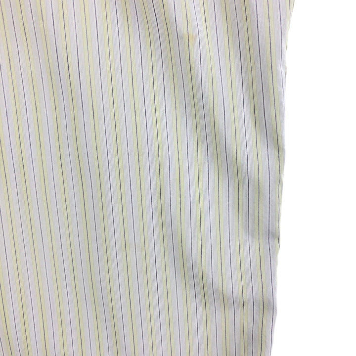 Calvin Klein Multi-stripe Long Sleeve Cotton Striped Shirt Made in Italy Men's XL cotton gray type Vintage Second Hand