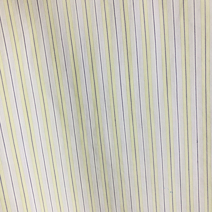 Calvin Klein Multi-stripe Long Sleeve Cotton Striped Shirt Made in Italy Men's XL cotton gray type Vintage Second Hand
