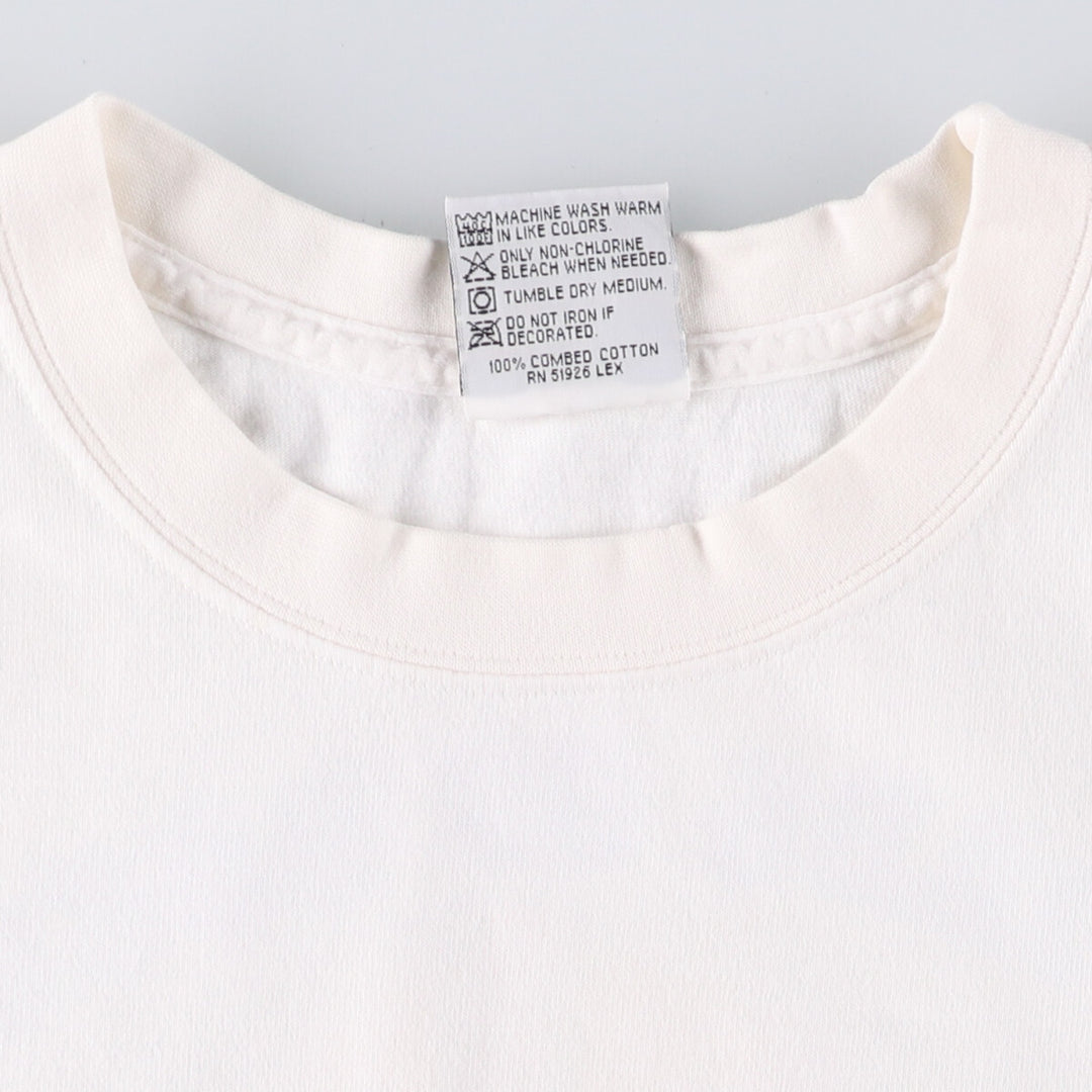 90'S HARD ROCK CAFE Hard Rock Cafe Advertising T-shirt Made in USA Men's L Vintage cotton white type Vintage Second Hand