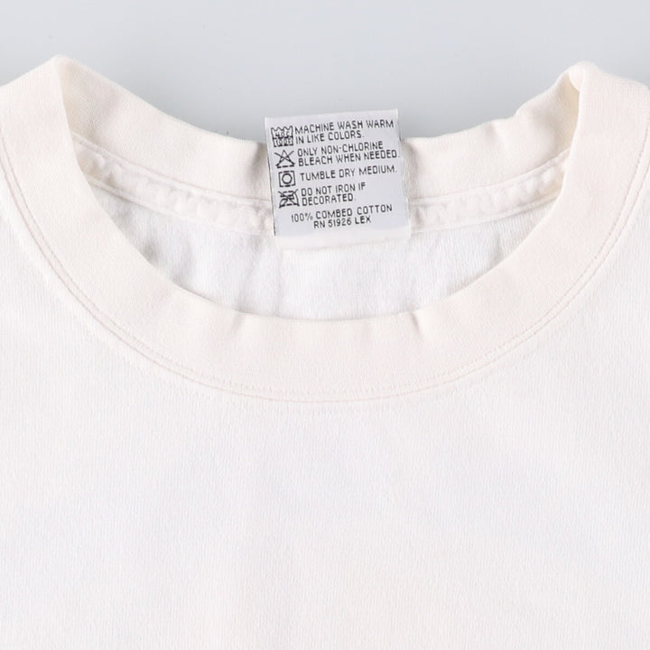 90'S HARD ROCK CAFE Hard Rock Cafe Advertising T-shirt Made in USA Men's L Vintage cotton white type Vintage Second Hand