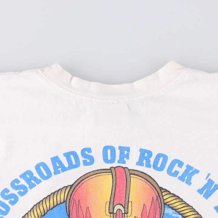 90'S HARD ROCK CAFE Hard Rock Cafe Advertising T-shirt Made in USA Men's L Vintage cotton white type Vintage Second Hand