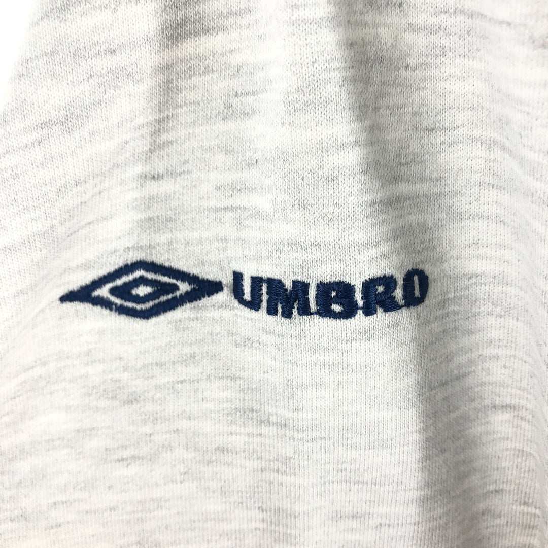 90'S UMBRO logo sweatshirt, men's M size, vintage cotton gray type Vintage Second Hand
