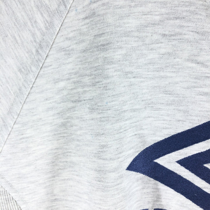 90'S UMBRO logo sweatshirt, men's M size, vintage cotton gray type Vintage Second Hand