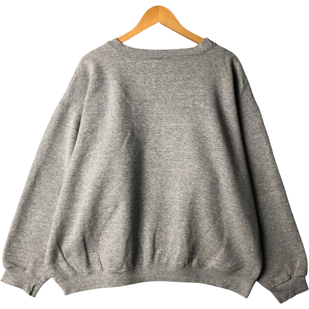 90'S Nike One Point Logo Sweatshirt, Men's L Size, Vintage cotton gray type Vintage Second Hand