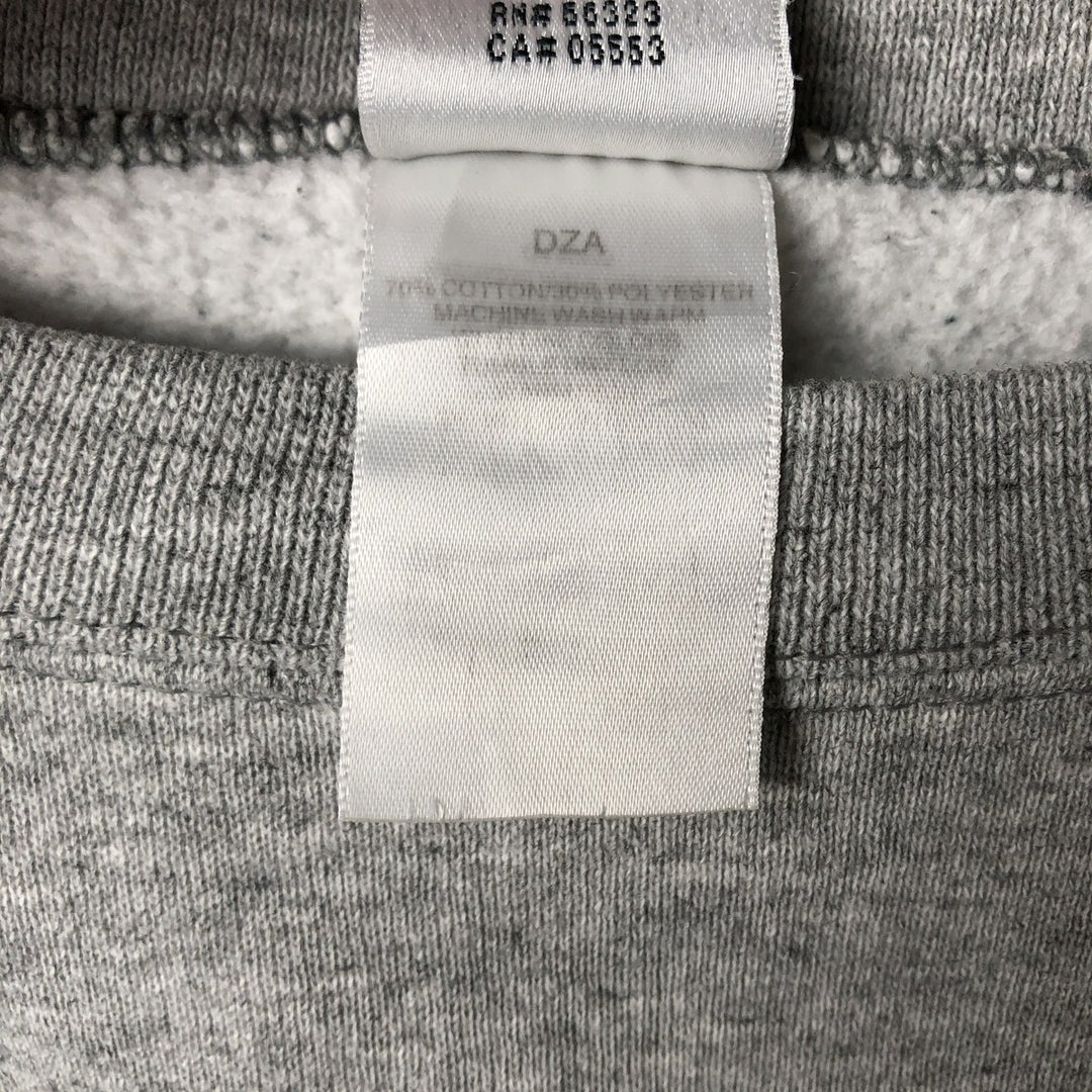 90'S Nike One Point Logo Sweatshirt, Men's L Size, Vintage cotton gray type Vintage Second Hand