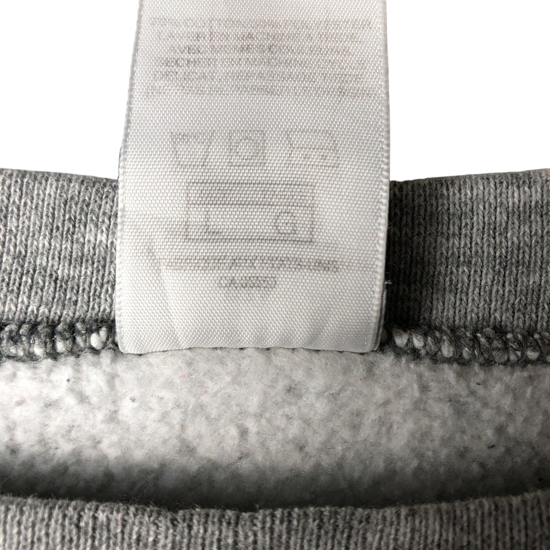 90'S Nike One Point Logo Sweatshirt, Men's L Size, Vintage cotton gray type Vintage Second Hand
