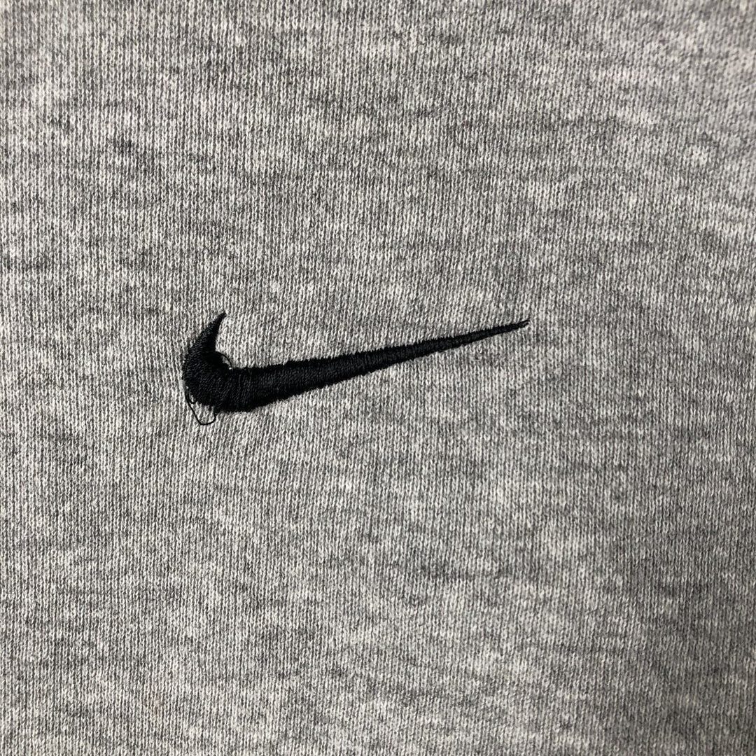 90'S Nike One Point Logo Sweatshirt, Men's L Size, Vintage cotton gray type Vintage Second Hand