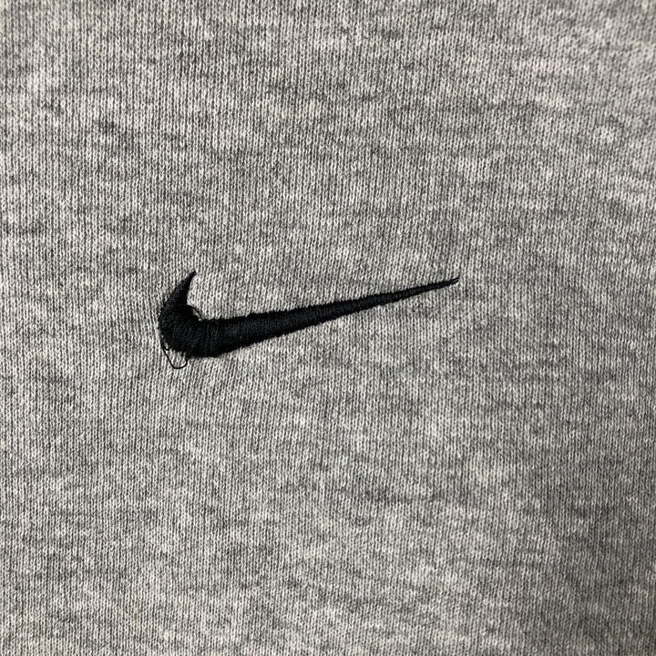 90'S Nike One Point Logo Sweatshirt, Men's L Size, Vintage cotton gray type Vintage Second Hand